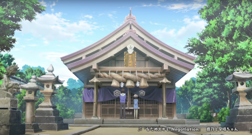 鳥取旅行の際に宇崎ちゃんと桜井がお参りした神社